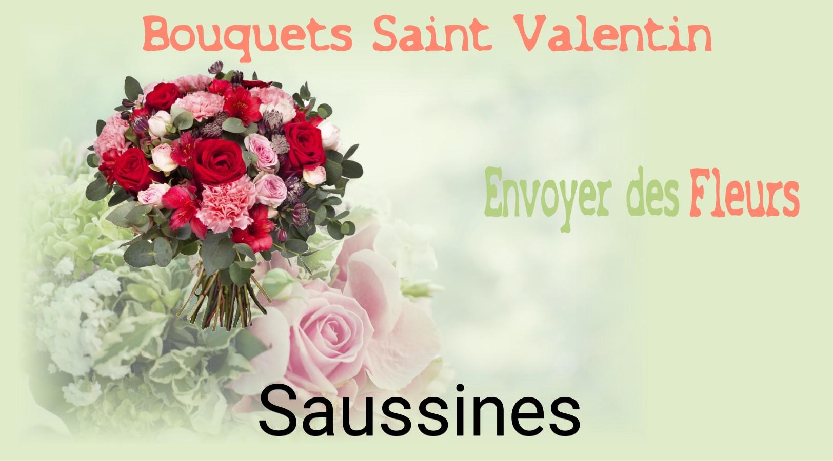 Roses de Saint-Valentin livrées à Saussines